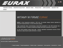 Tablet Screenshot of eurax.pl
